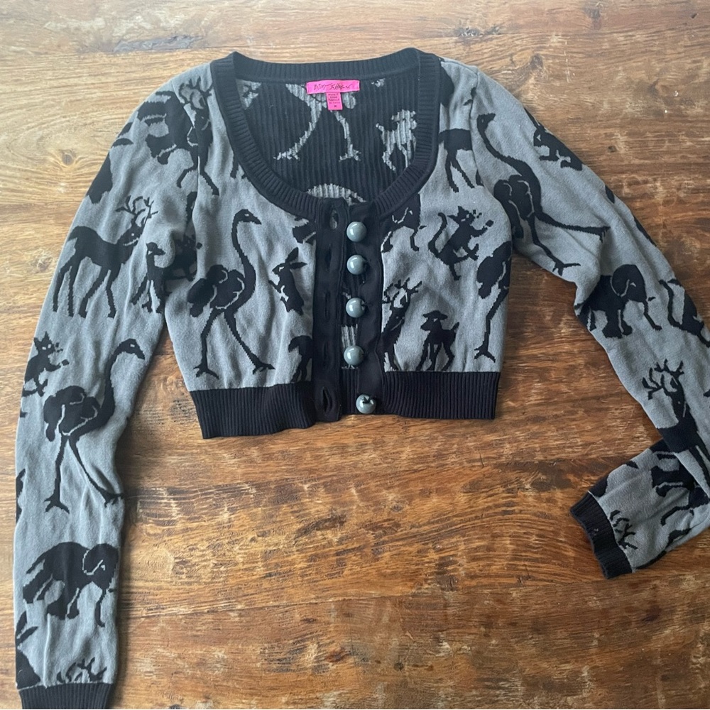 VINTAGE BETSEY JOHNSON SWEATER🖤